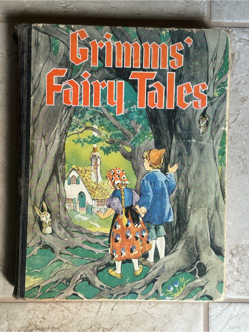 Grimm’s Fairy Tales 1934 Whitman Publishing Company vintage hardcover book